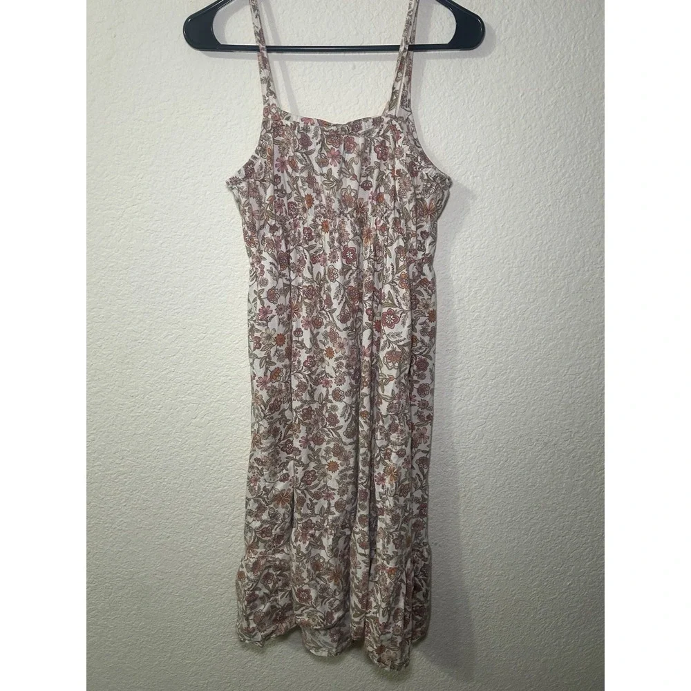 Old Navy Girls Floral Sleeveless Dress XXL Girly Flowy Maxi Summer Beach Vacati‎
